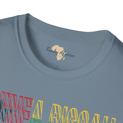 Guinea-Bissau text unisex softstyle tee