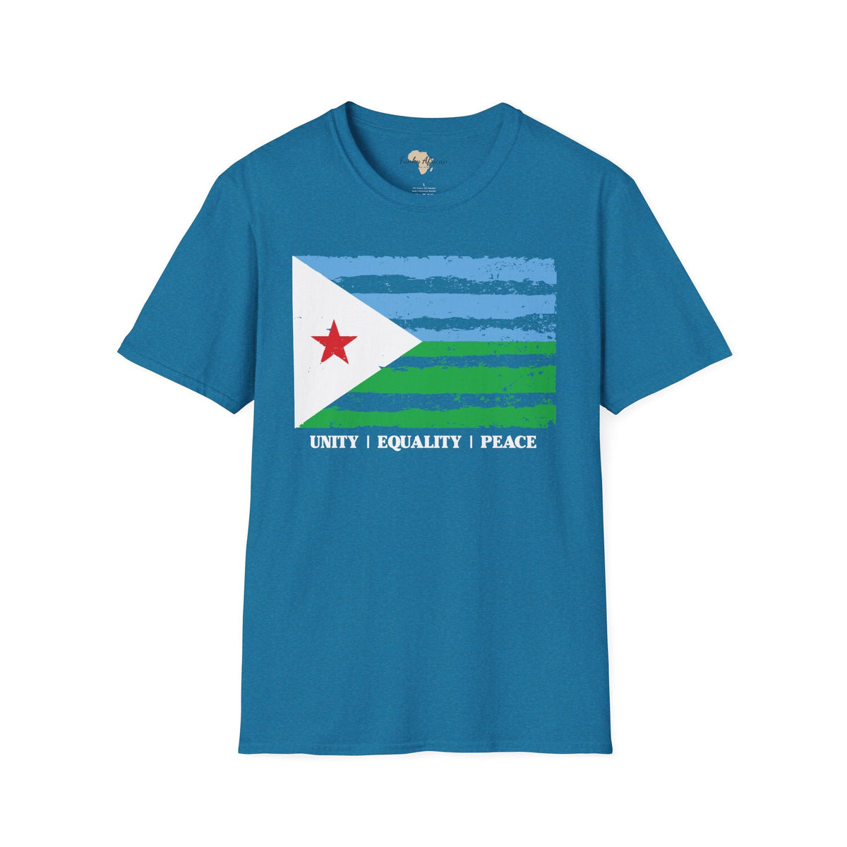 Djibouti strip unisex softstyle tee Funky African