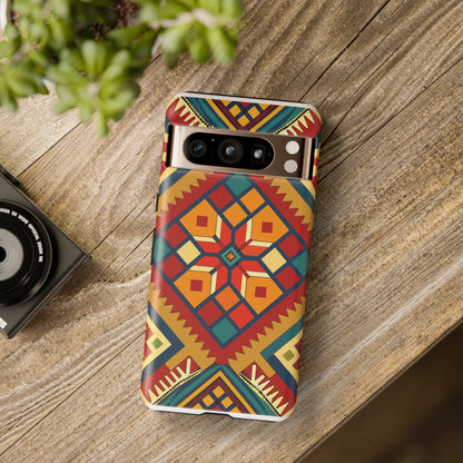 African Print Google Pixel Tough Cases