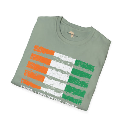 Côte d'Ivoire strip unisex softstyle tee