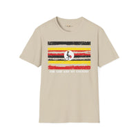 Uganda strip unisex softstyle tee Funky African
