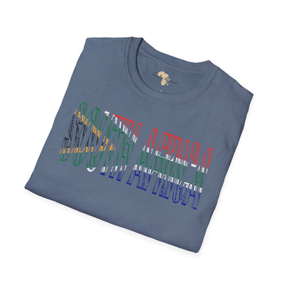 South African text unisex softstyle tee