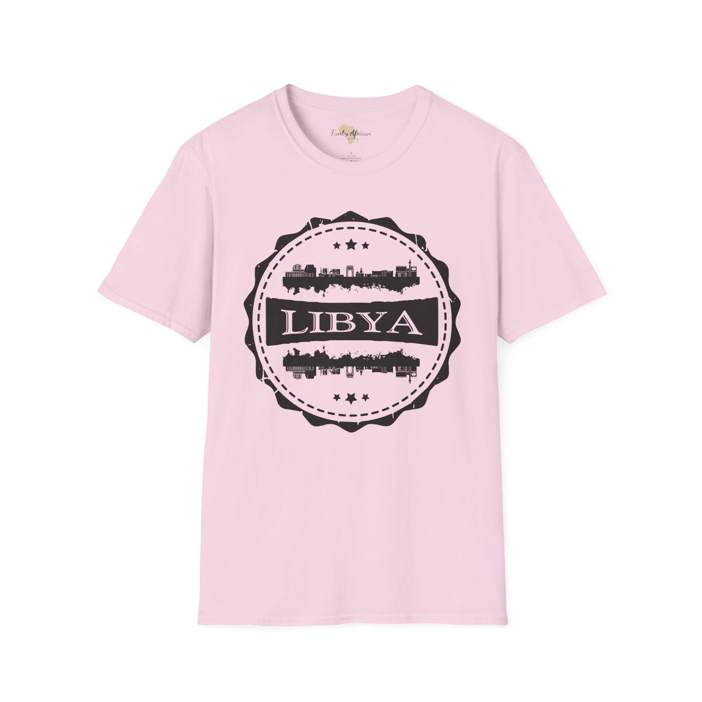 Libya Stamp unisex tee