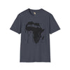 African map graffiti unisex softstyle tee Funky African