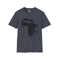 African map graffiti unisex softstyle tee Funky African