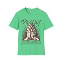 Pray more worry less unisex tee Funky African