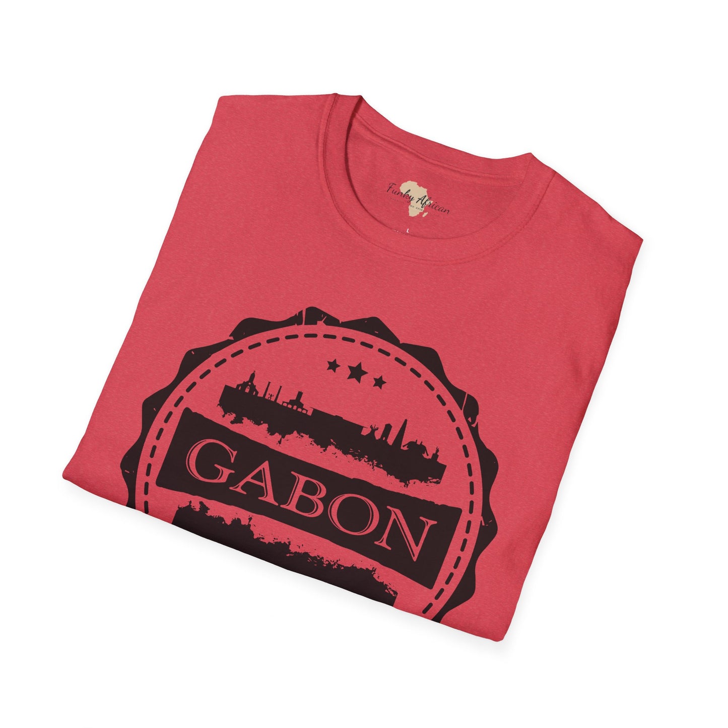 Gabon Stamp unisex tee