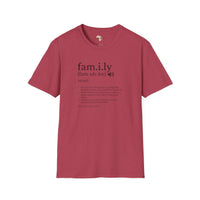 Family unisex softstyle tee Funky African