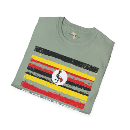 Uganda strip unisex softstyle tee