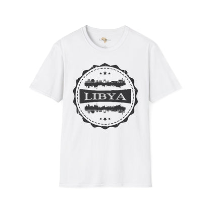 Libya Stamp unisex tee