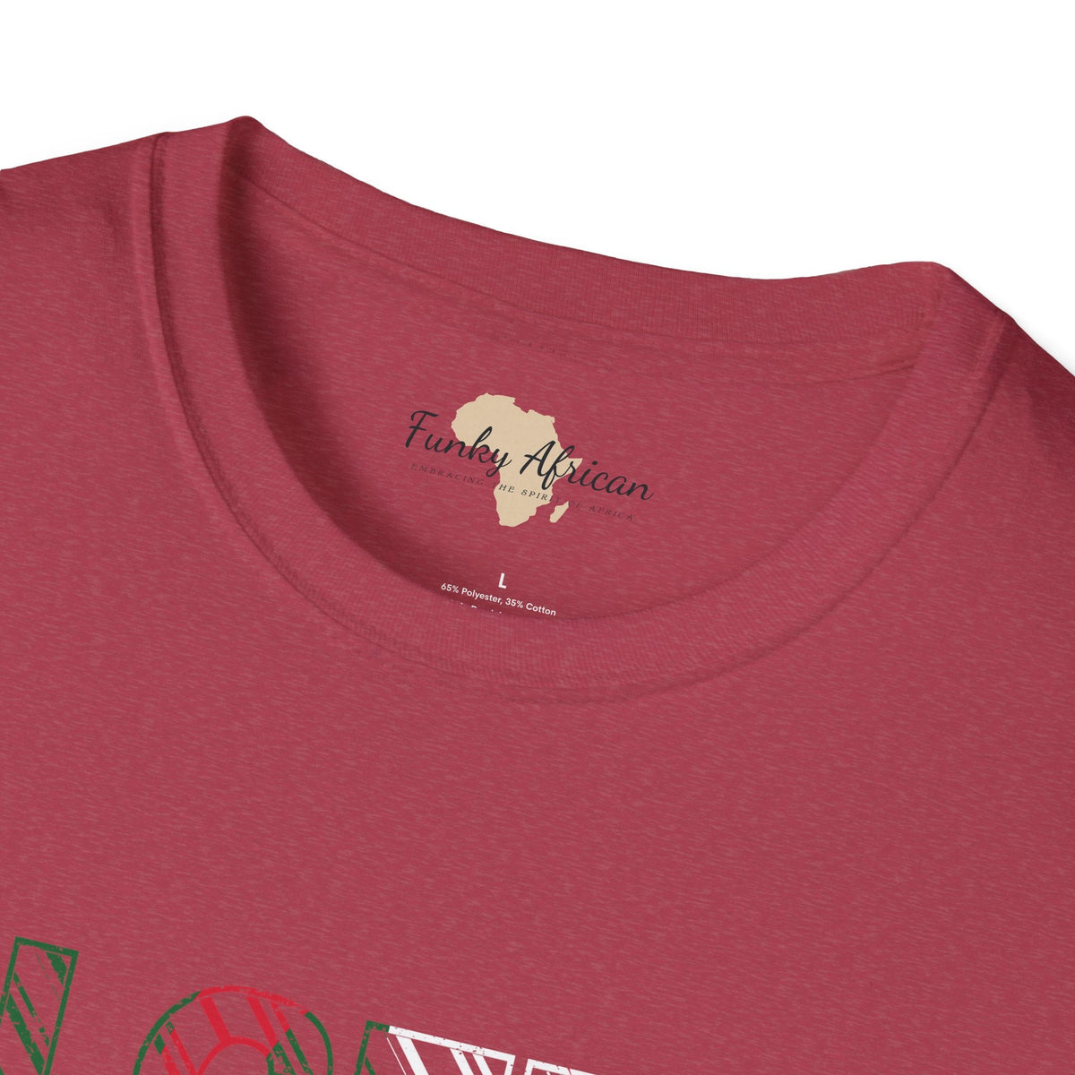 Algeria text unisex softstyle tee Funky African