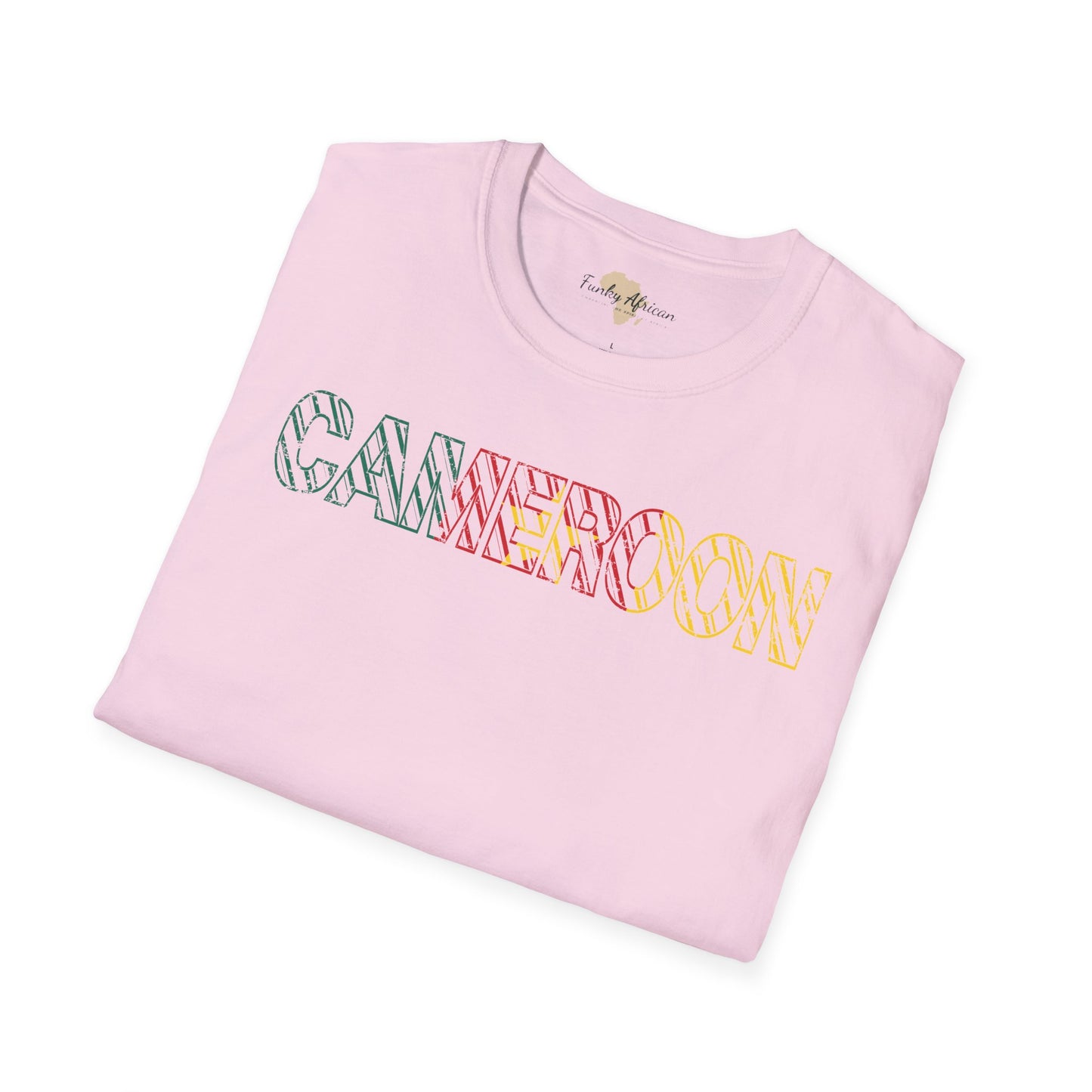 Cameroon text unisex softstyle tee