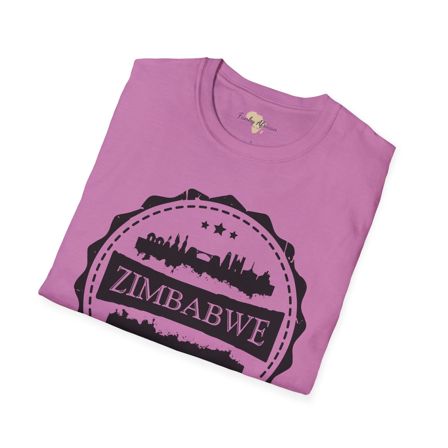 Zimbabwe Stamp unisex tee