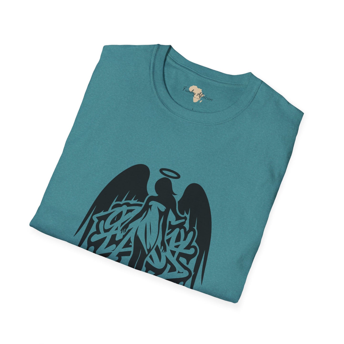 Angel graffiti unisex softstyle tee