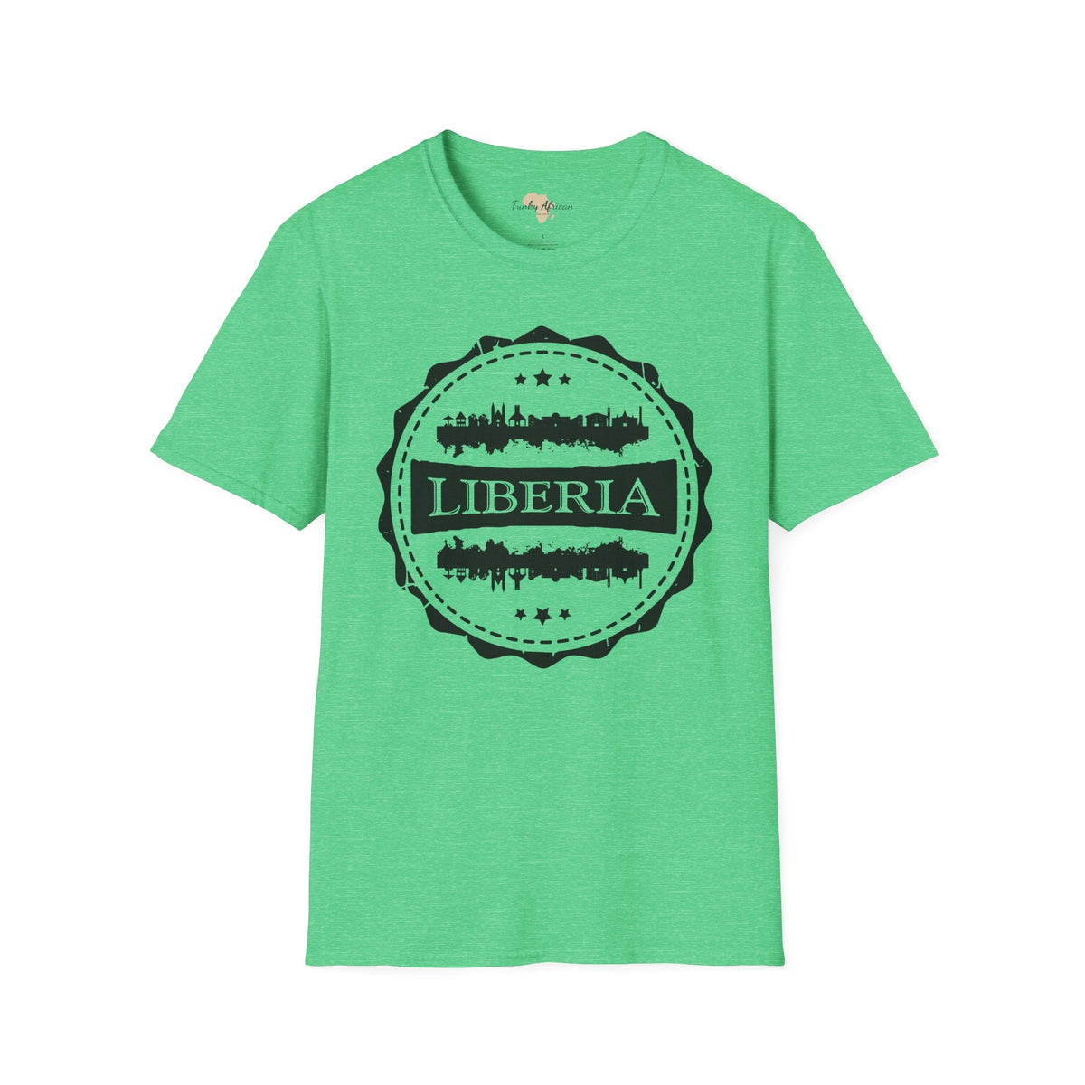 Liberia Stamp unisex tee Funky African