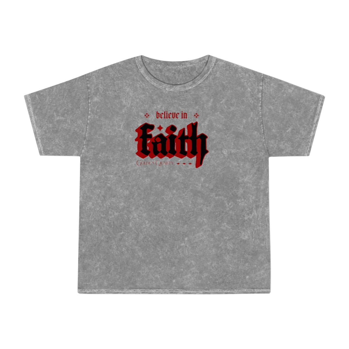 Faith unisex wash tee Funky African