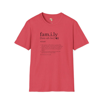 Family unisex softstyle tee