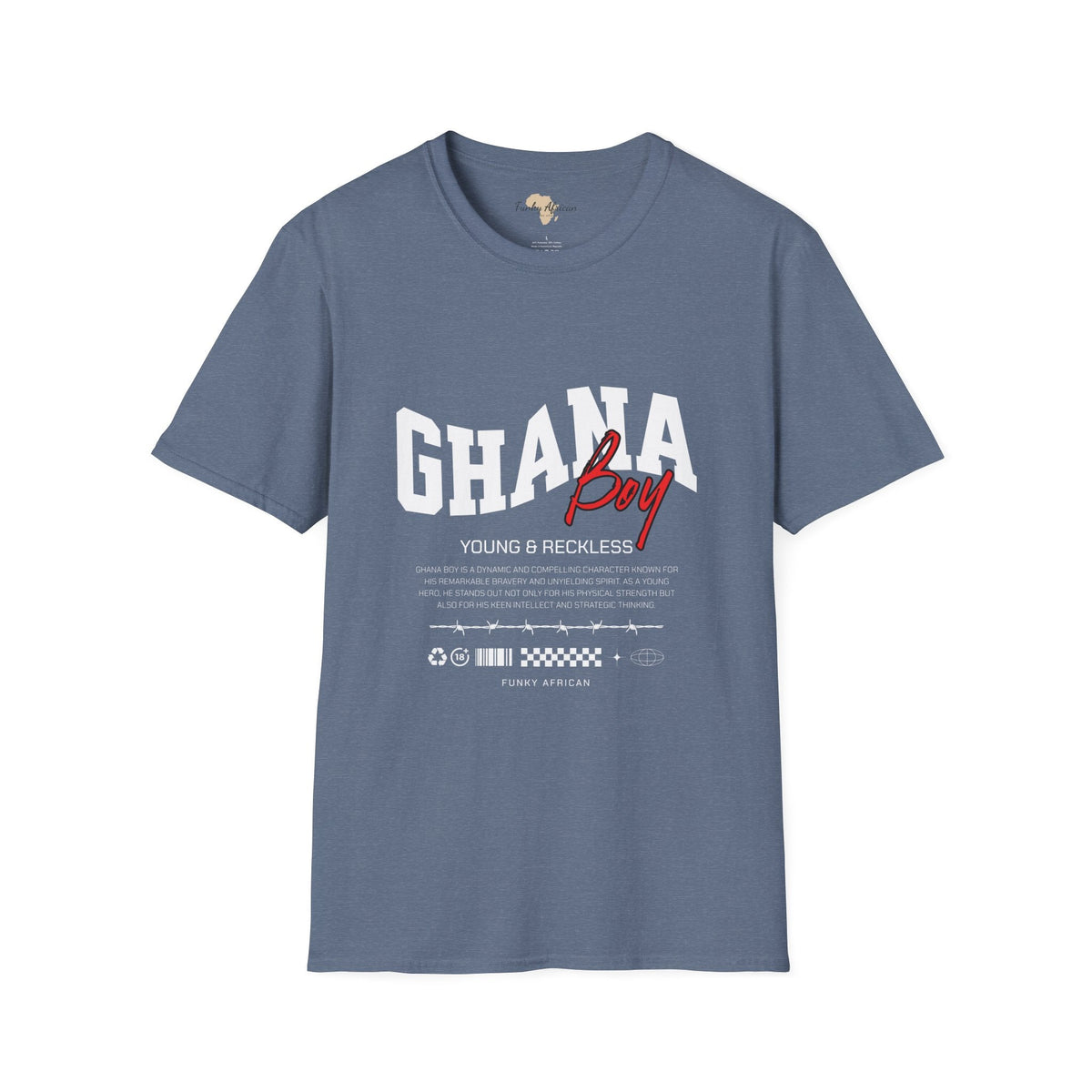 Ghana boy unisex softstyle tee Funky African