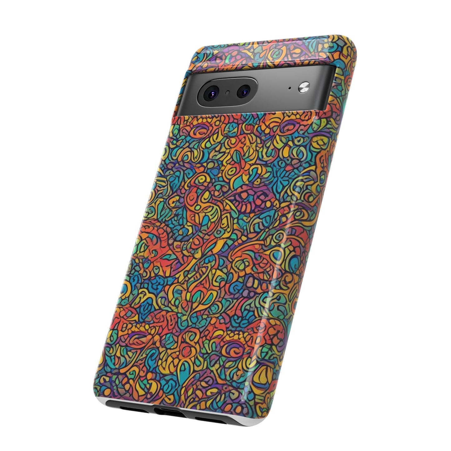 African Print Google Pixel Tough Cases