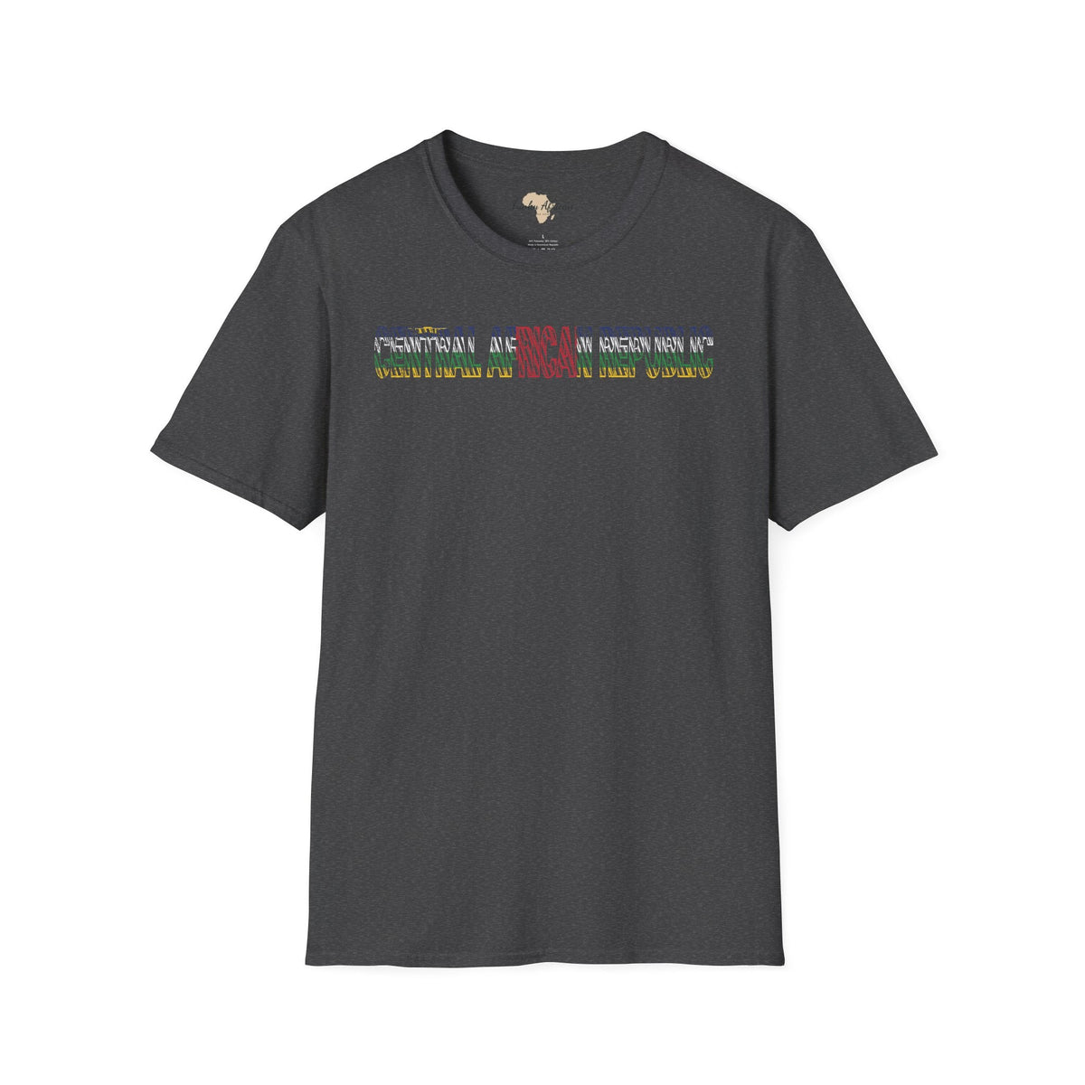 Central African Republic unisex softstyle tee Funky African
