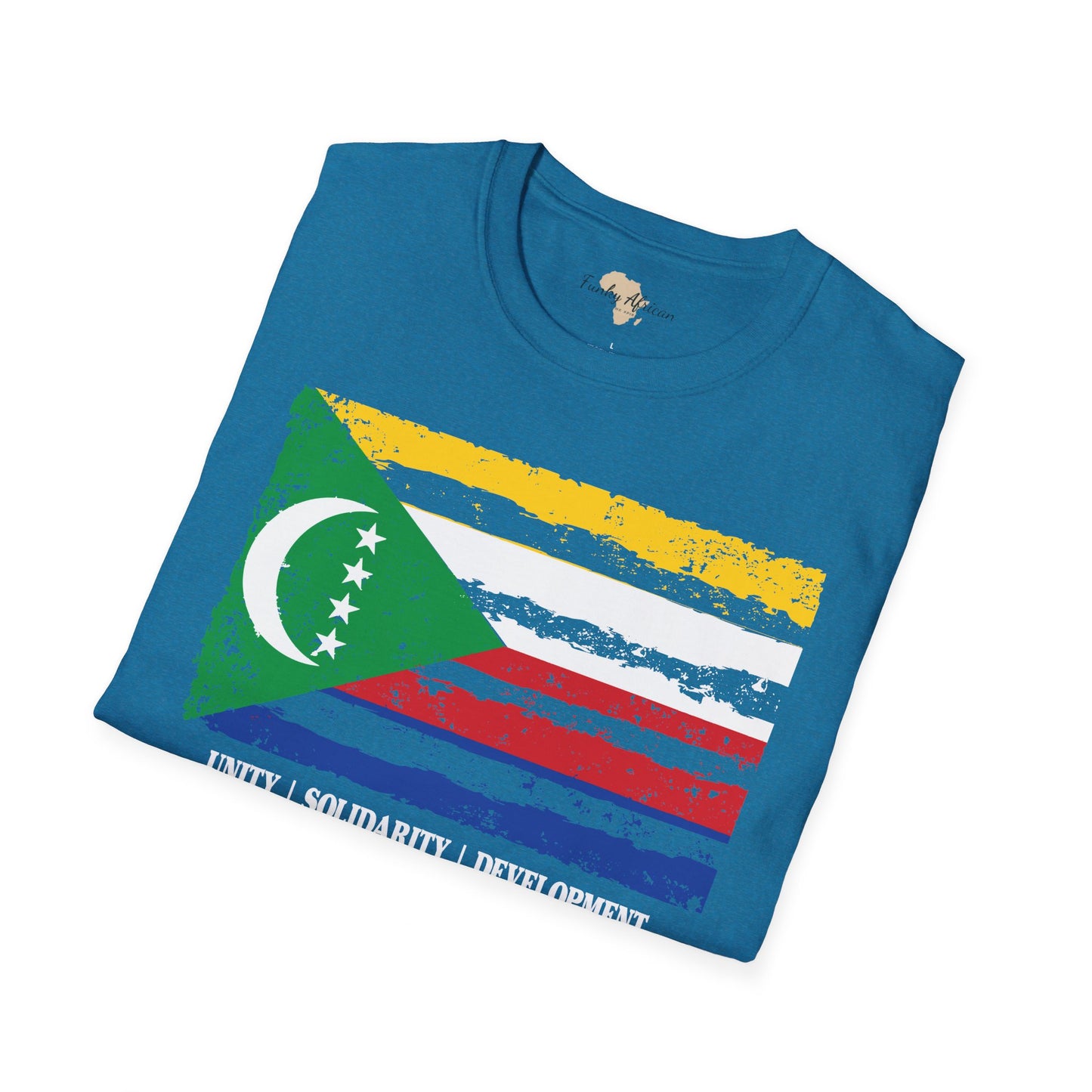 Comoros strip unisex softstyle tee