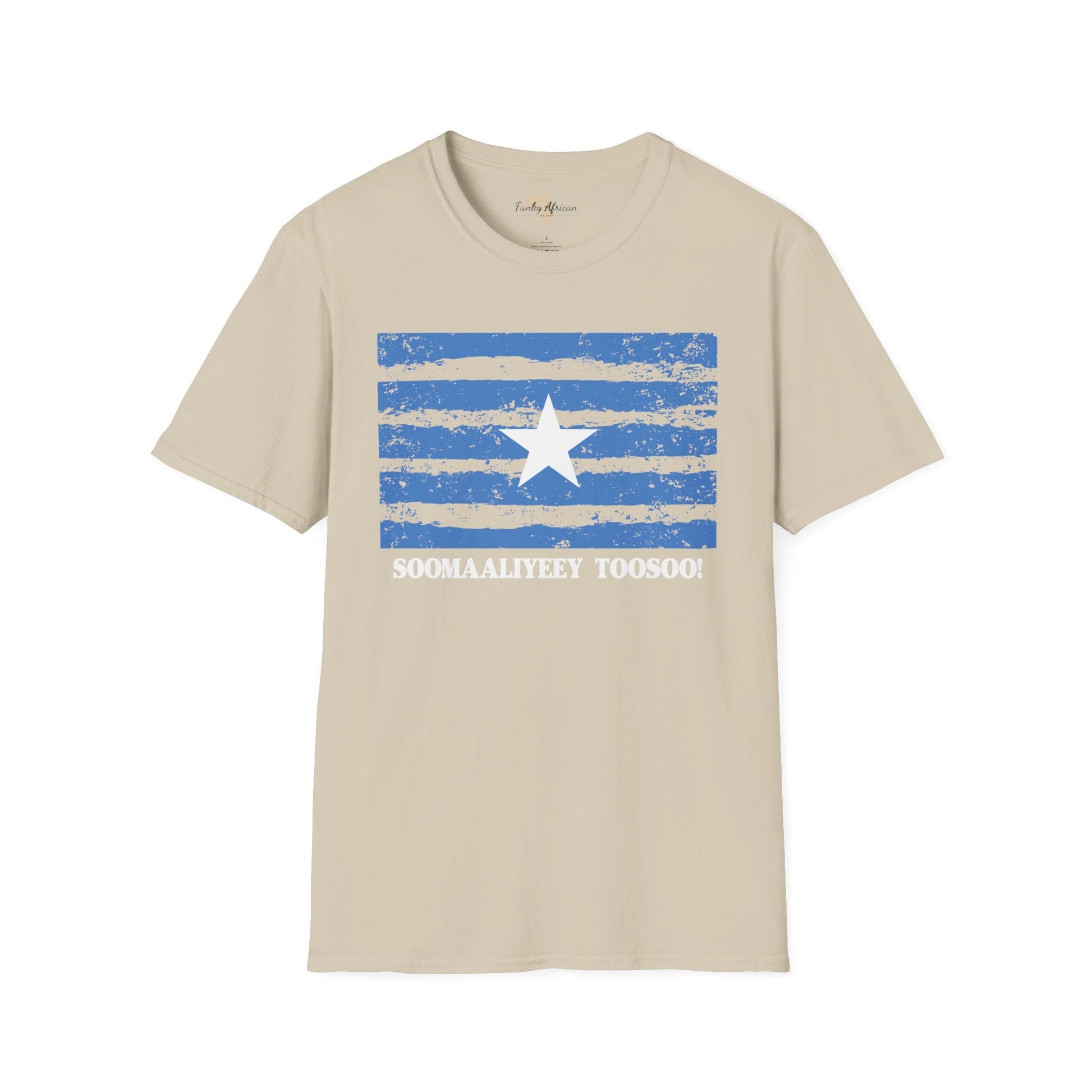 Somalia strip unisex softstyle tee Funky African