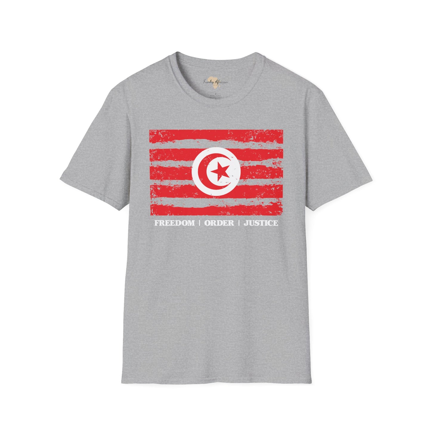 Tunisia strip unisex softstyle tee