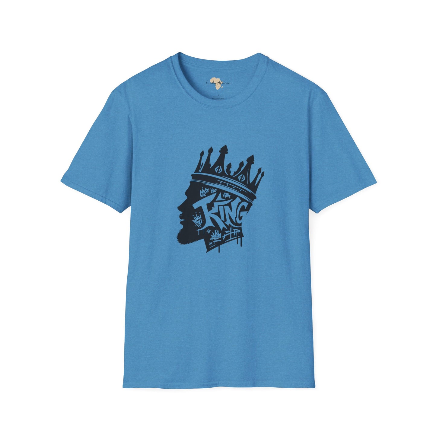 African King graffiti unisex softstyle tee