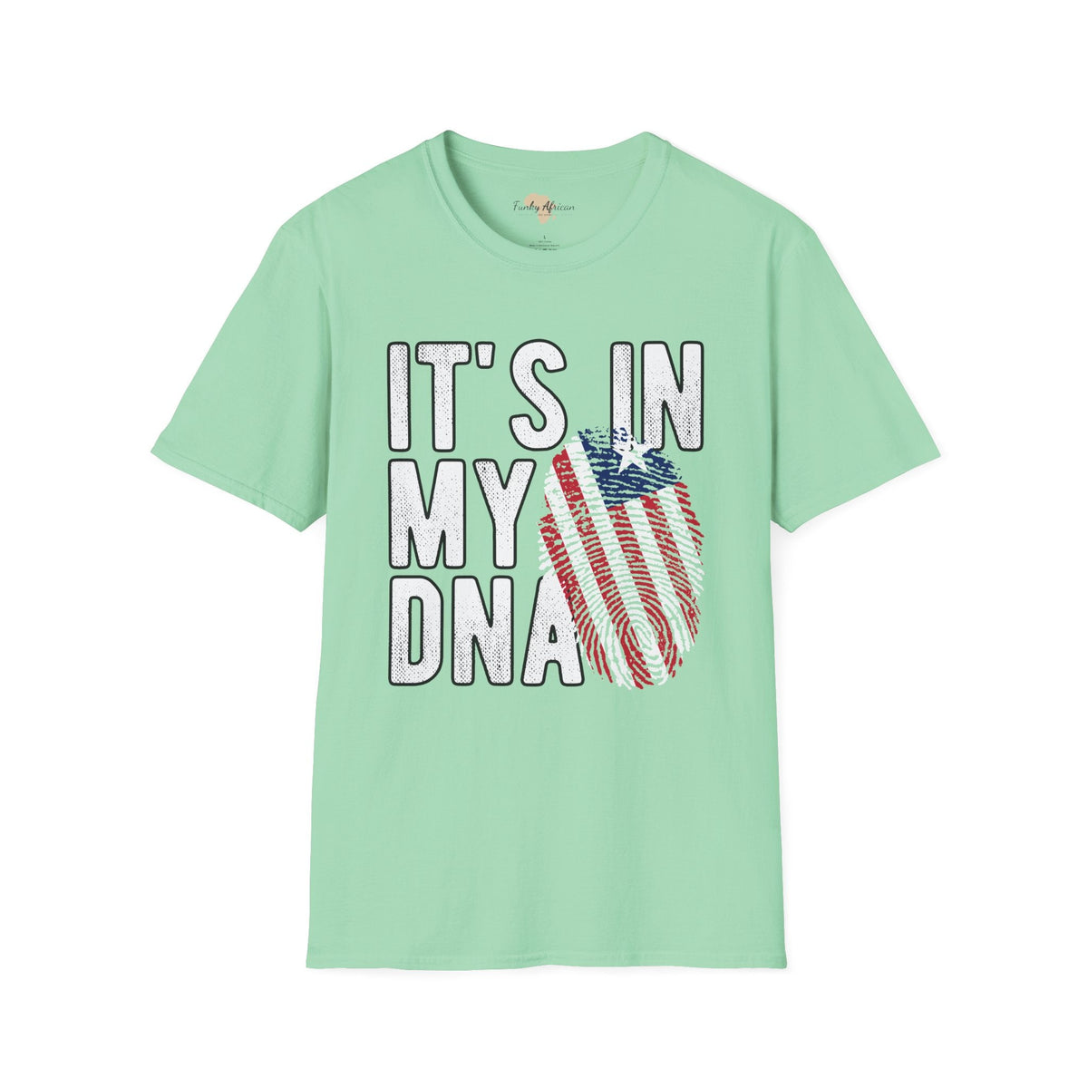 it's in my DNA unisex tee - Liberia Funky African
