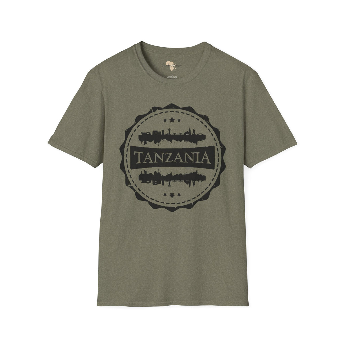 Tanzania Stamp unisex tee Funky African