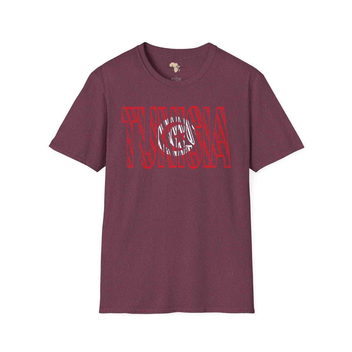 Tunisia text unisex softstyle tee Funky African