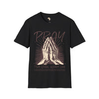 Pray more worry less unisex tee Funky African