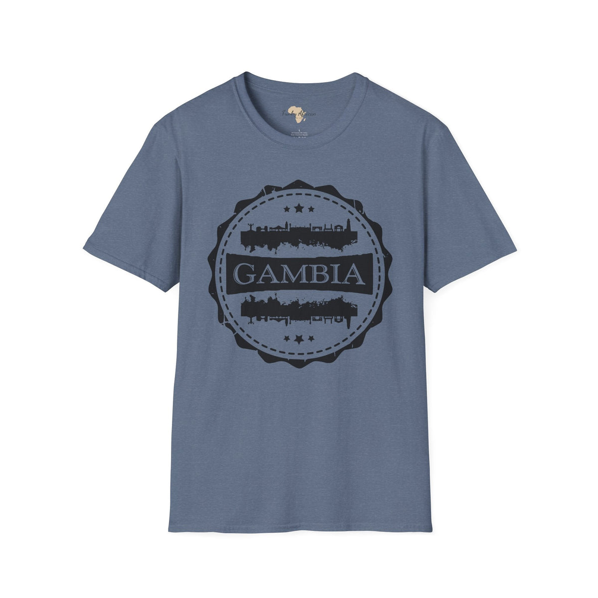 Gambia Stamp unisex tee Funky African