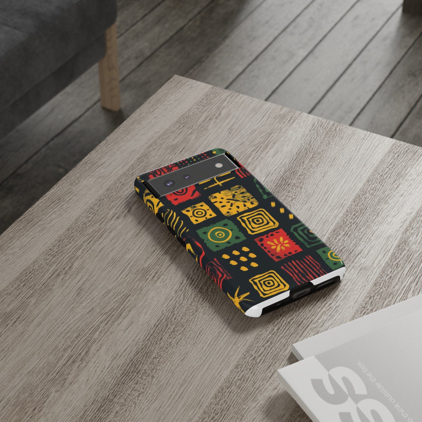 African Print Google Pixel Tough Cases