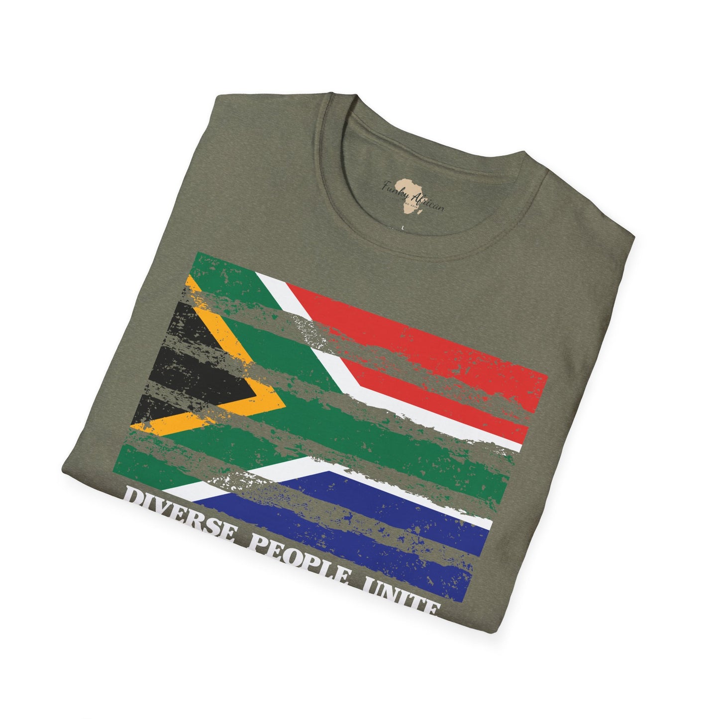 South Africa strip unisex softstyle tee