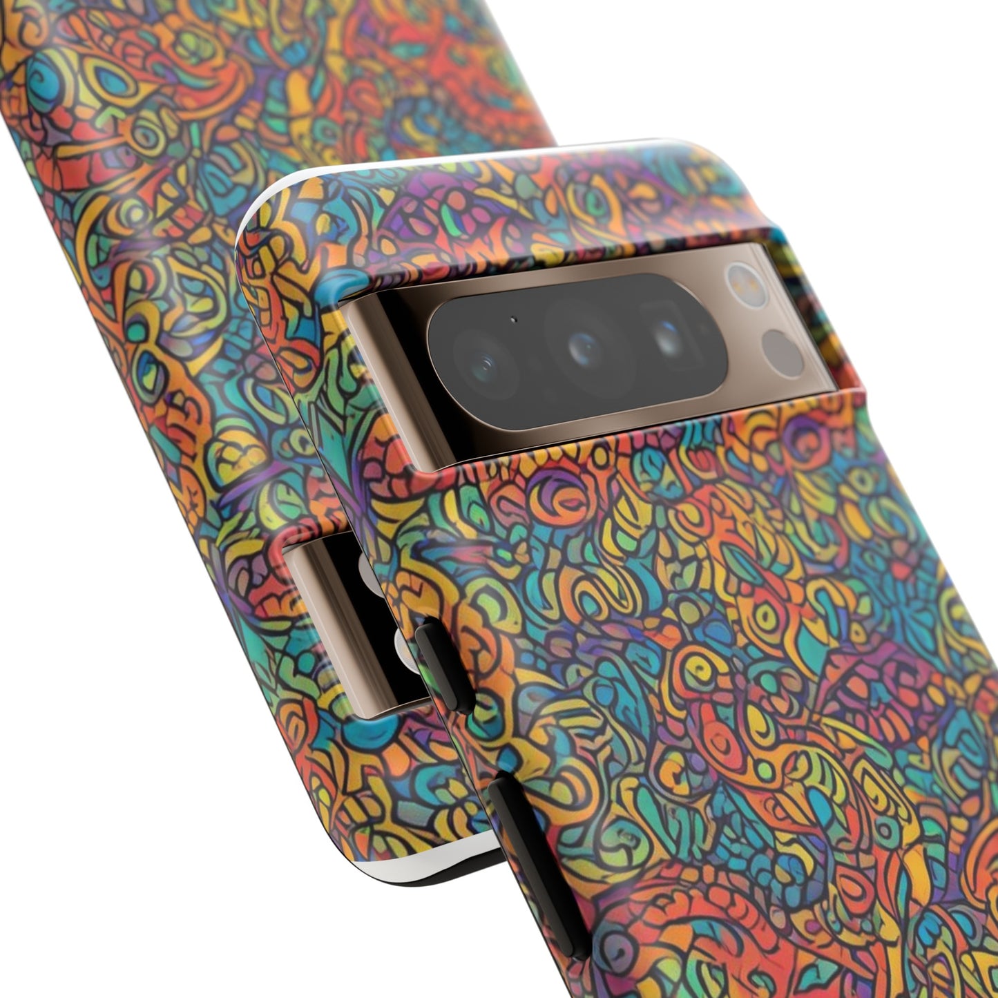 African Print Google Pixel Tough Cases