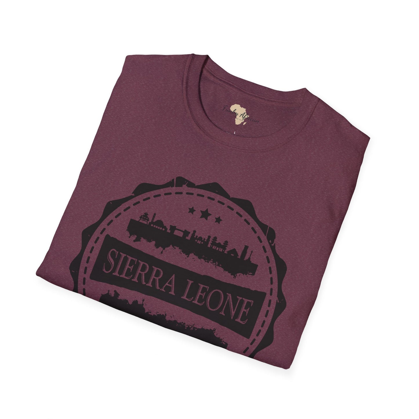 Sierra Leone Stamp unisex tee