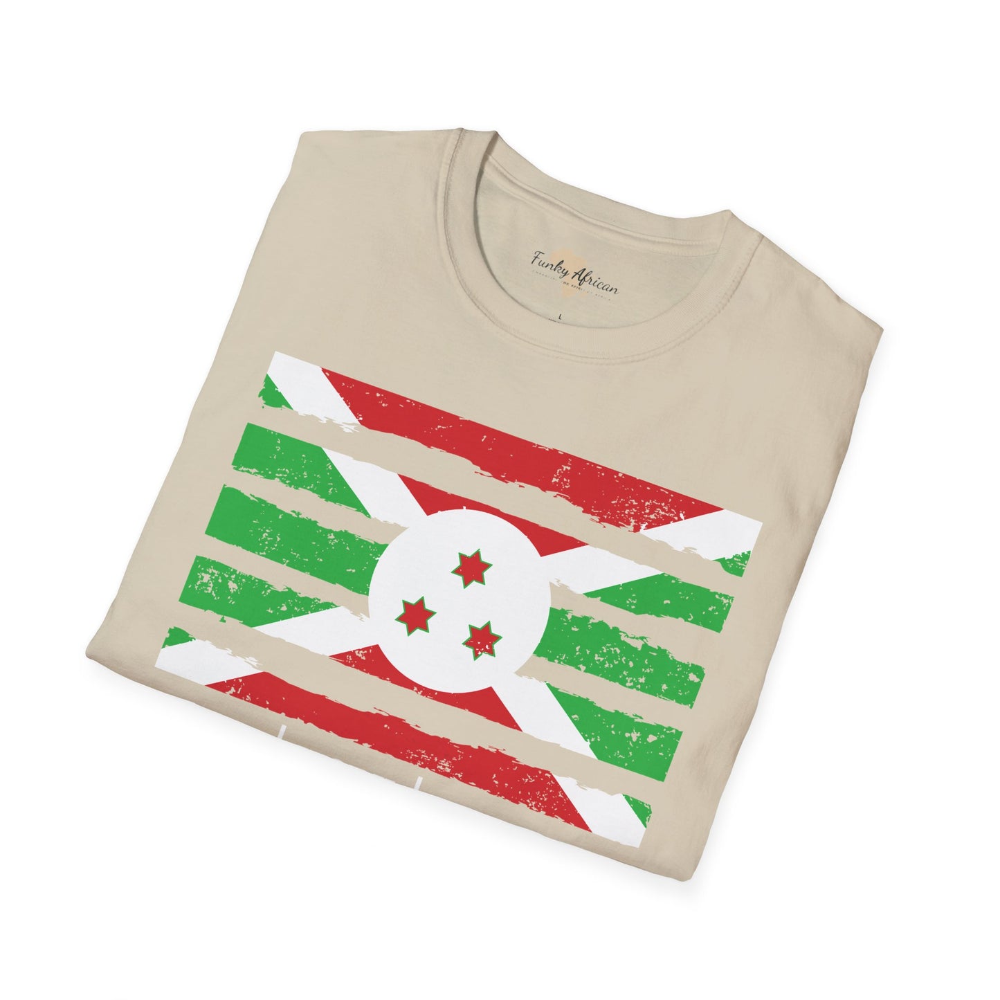 Burundi strip unisex softstyle tee