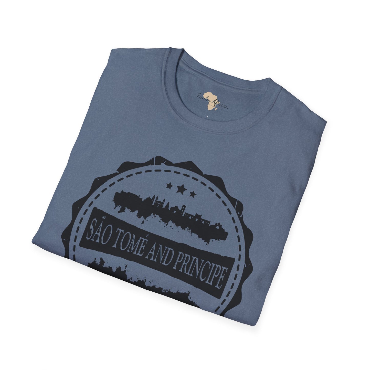 São Tomé and Príncipe Stamp unisex tee