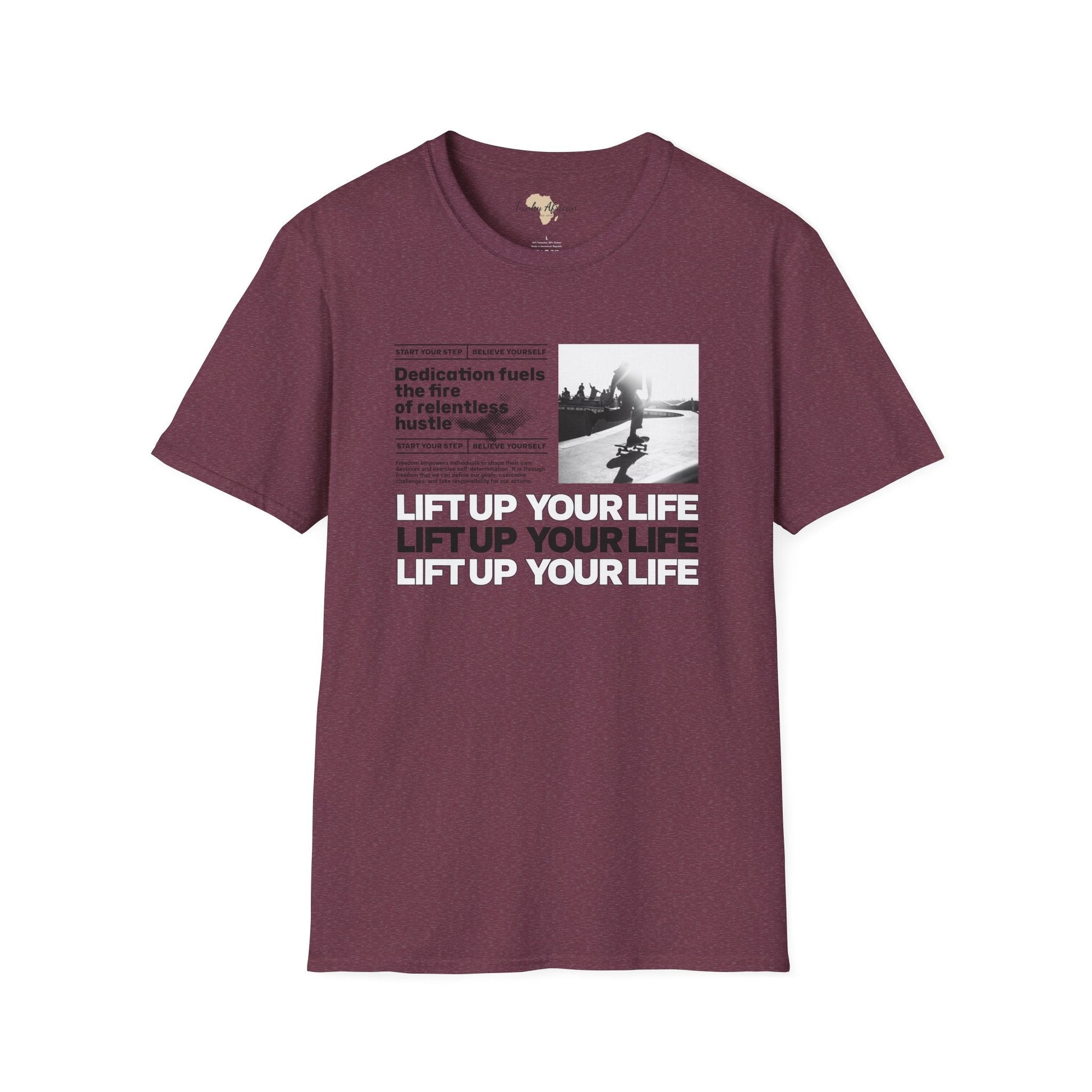 Lift up your life unisex tee Funky African