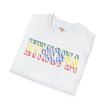 Ethiopia text unisex softstyle tee