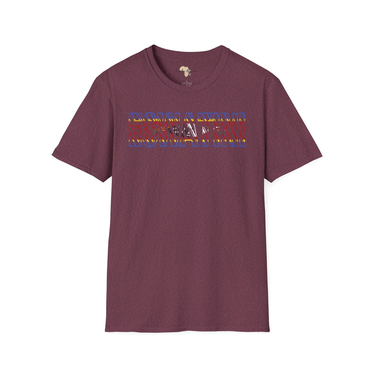 Eswatini text unisex softstyle tee Funky African