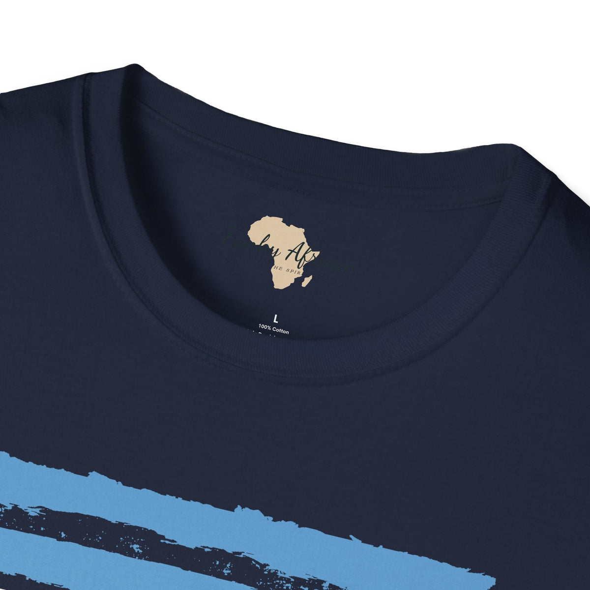 Botswana strip unisex softstyle tee Funky African