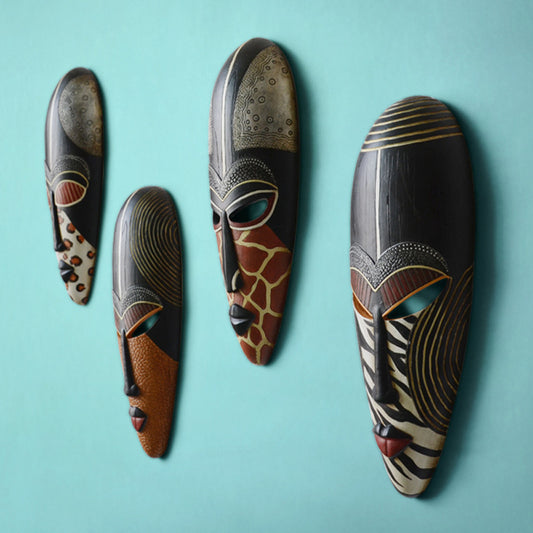 African resin wall decoration