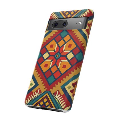 African Print Google Pixel Tough Cases