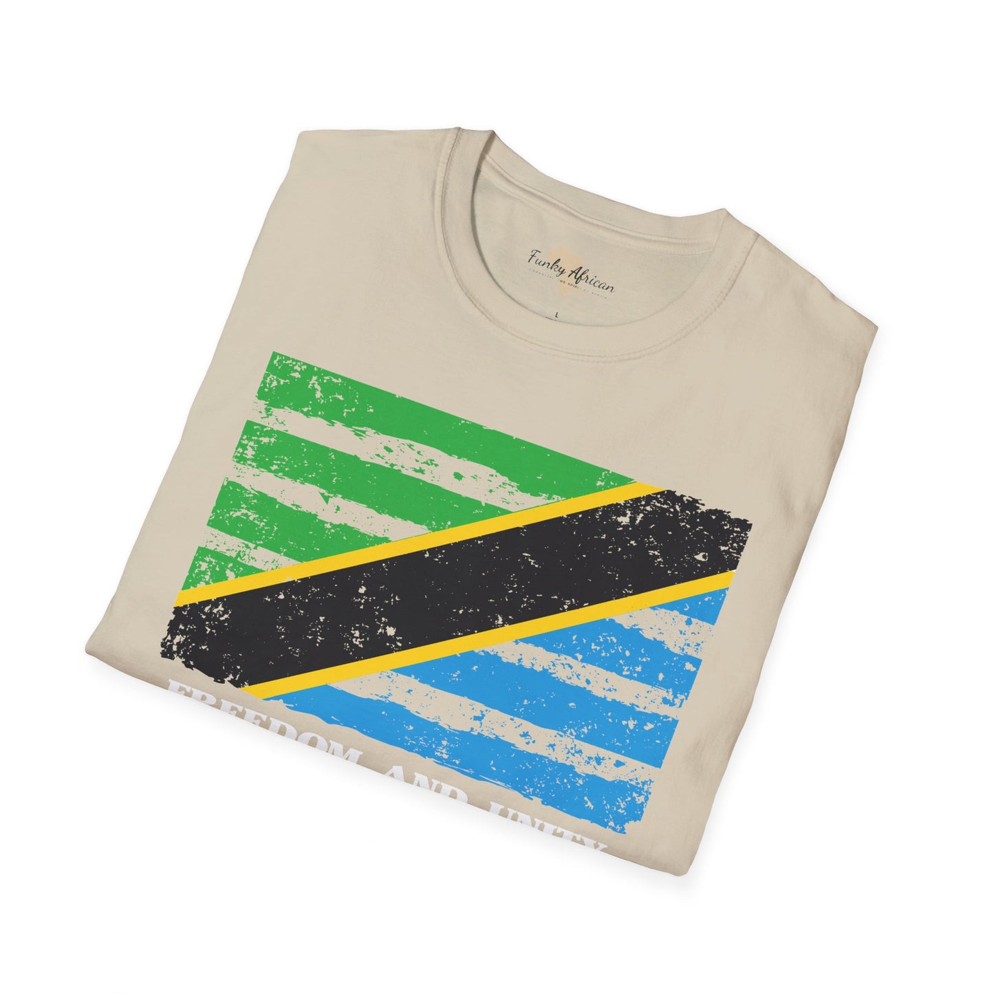 Tanzania strip unisex softstyle tee