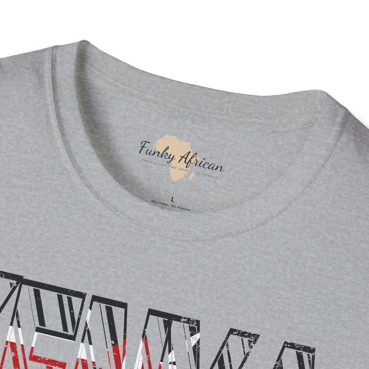 Kenya text unisex softstyle tee Funky African