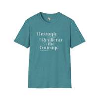 Through struggle unisex softstyle tee Printify