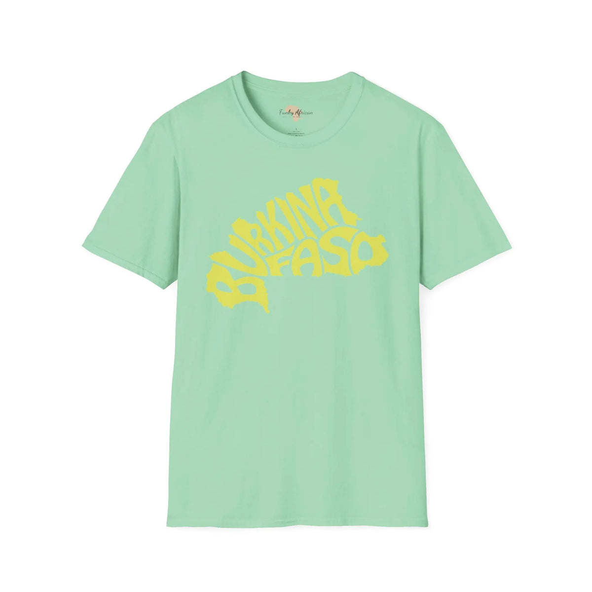 Burkina Faso cut unisex softstyle tee Funky African
