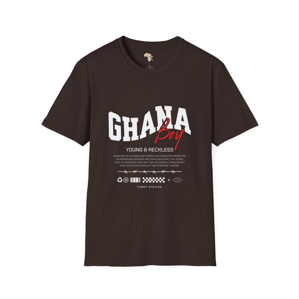 Ghana boy unisex softstyle tee Funky African